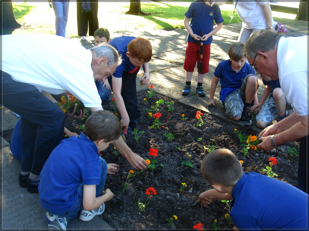 Not just the children getting involved