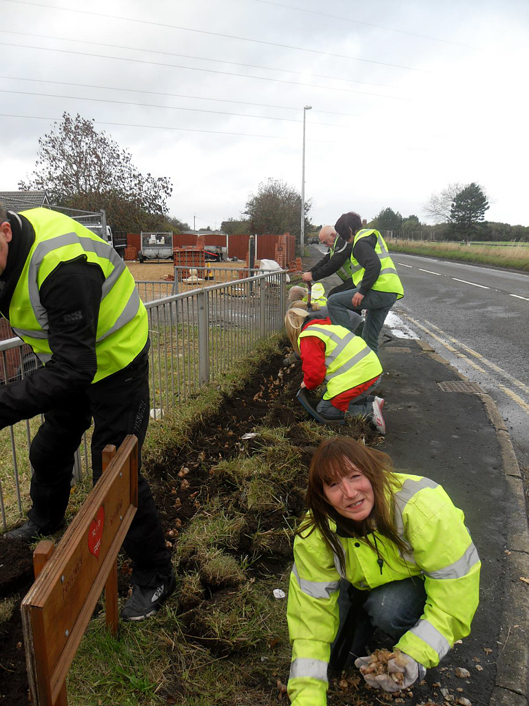 Maxine and the MCC team at work. Photo: Keith Radford.