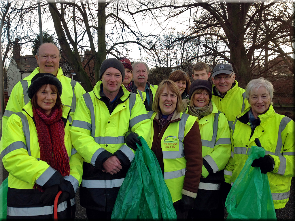 The last litter pick of 2014 took place on
          Saturday 13th December when we met at the Town Bridge car park.